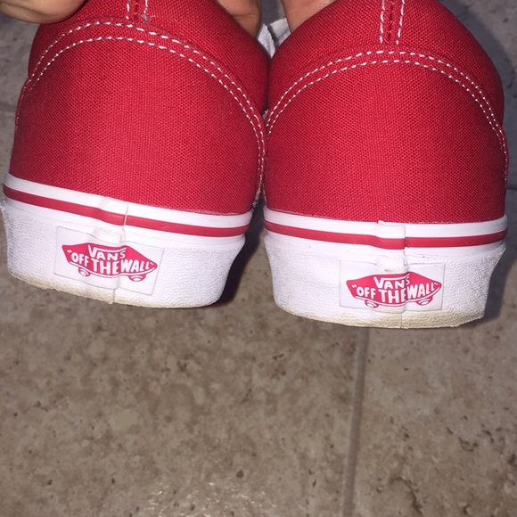 Sold on eBay 🌹Red BAPE Vans Unisex Shark Teeth 🌹 - Picture 5 of 6